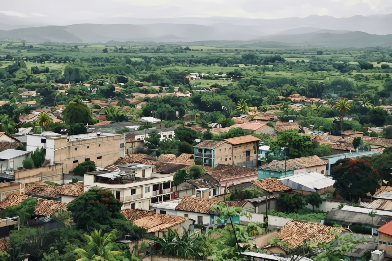 Talanga, Honduras town center